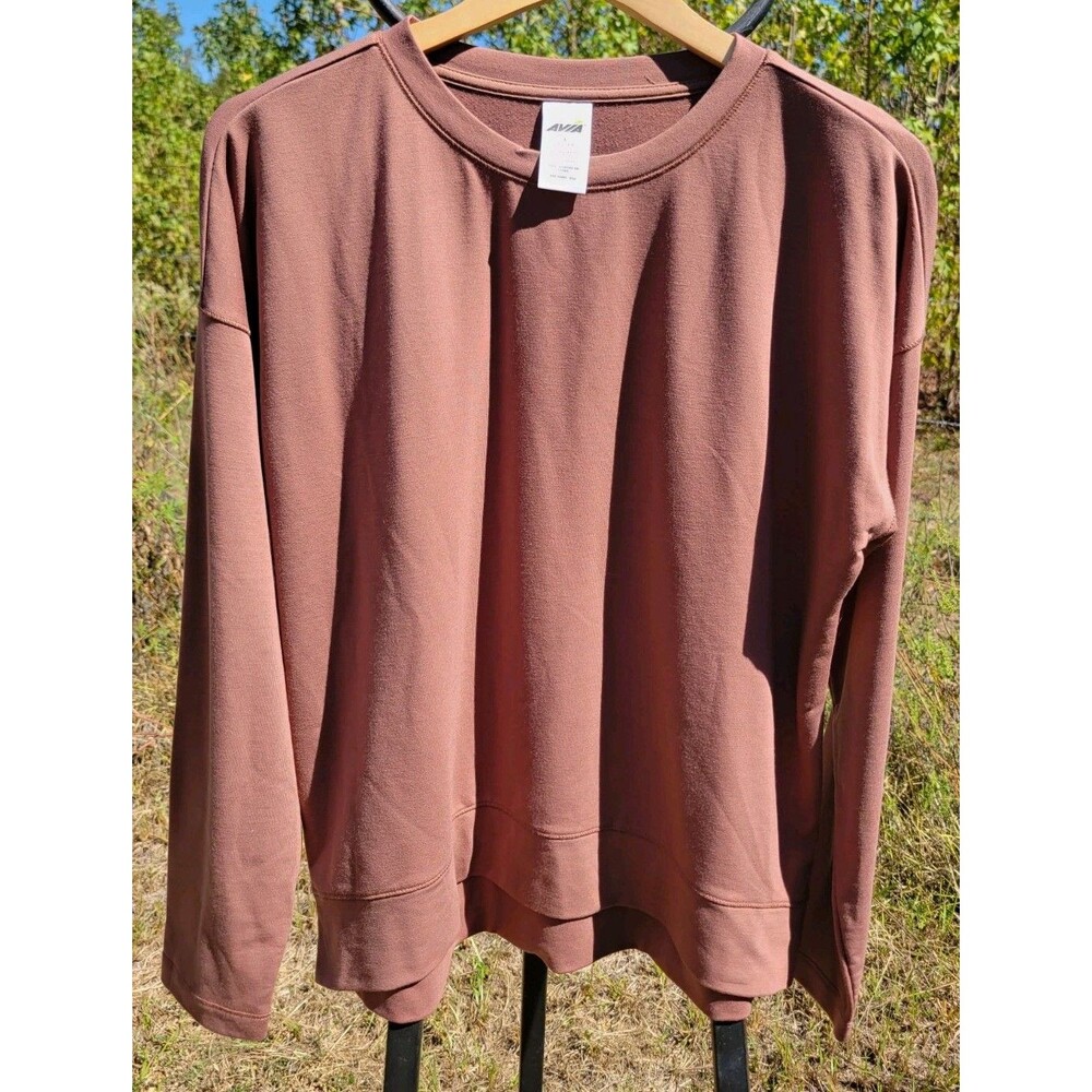 Avia Sweatshirt Brown Women's L (12-14) Long Sleeve Pullover